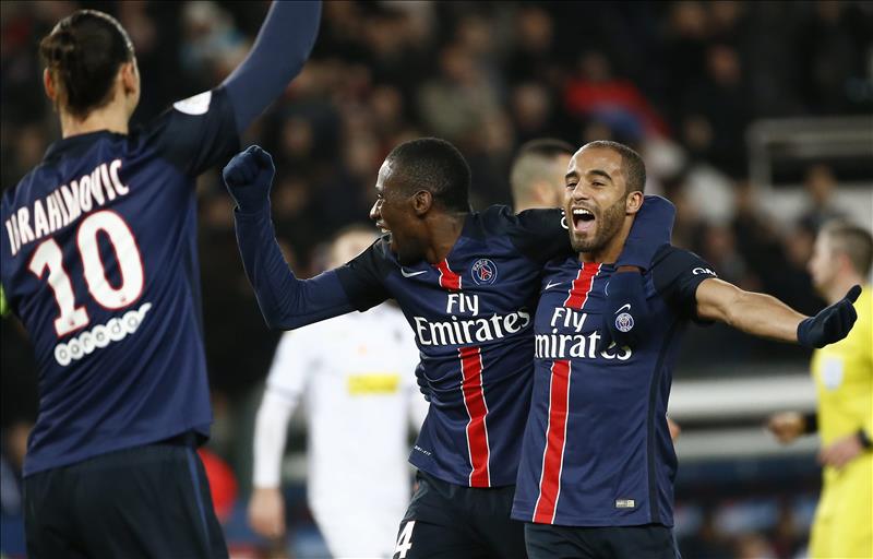 El PSG golea al Angers (5-1) al ritmo de Ibrahimovic, Di María y Lucas